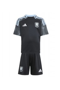 Fotbalové Dres Aston Villa Dětské Venkovní Oblečení 2025-26 Krátký Rukáv (+ trenýrky)